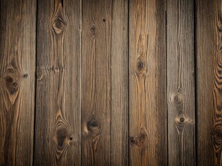 Naklejka premium Vertical, weathered brown wood grain texture. Rustic, warm, natural, inviting