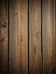 Naklejka premium Vertical wooden planks with knots and grain patterns, rustic texture