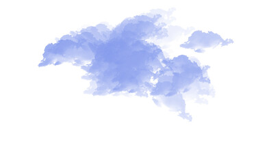 Obraz premium Abstract ethereal cloud formation with soft blue hues