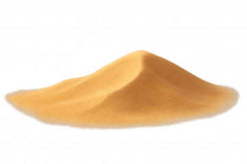 Image of a sand dune mound symbolizing desert, beach, or construction themes set against a transparent background
