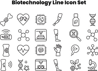 Modern Biotechnology DNA Double Helix Structure Science Vector Illustration