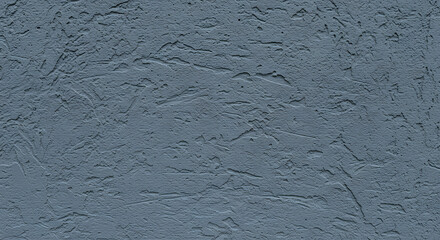 Blue stucco wall texture background for interior design and architectural rendering