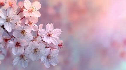 Obraz premium Beautiful Soft Blurry Abstract Gradient Floral Background