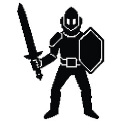 knight on horseback logo 