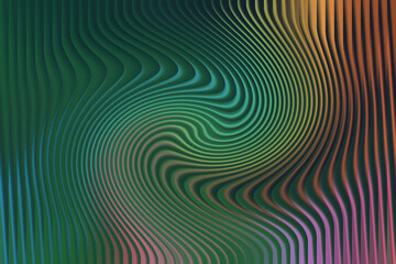 Abstract wavy lines create a mesmerizing and colorful background design