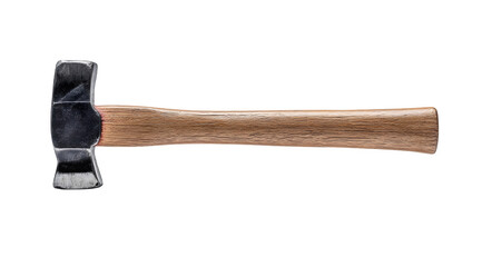 Craftsman's hammer with a wooden handle offers strength and reliability for construction, carpentry, and DIY projects, essential for skilled labor