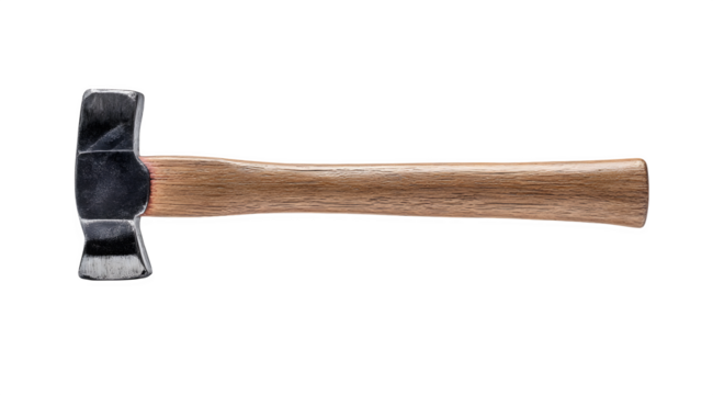 Craftsman's hammer with a wooden handle offers strength and reliability for construction, carpentry, and DIY projects, essential for skilled labor