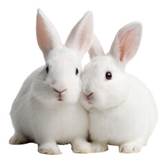 white rabbits png cuddling rabbits png bunny pair png cute rabbits png pets png transparent background image