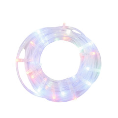 Colorful LED fairy lights on transparent wire for decoration  