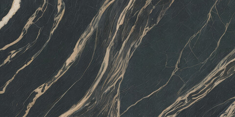Black marble texture with golden veins natural stone pattern.