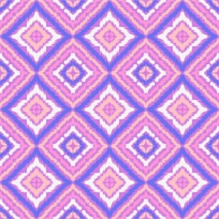 Seamless Ikat ethnic traditional Textile pattern geometric abstract folklore ornament Tribal ethnic illustration background design for print, clothing, scarf