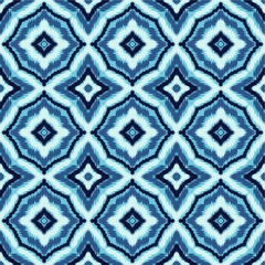 Seamless Ikat ethnic traditional Textile pattern geometric abstract folklore ornament Tribal ethnic illustration background design for print, clothing, scarf