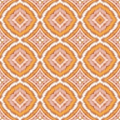 Seamless Ikat ethnic traditional Textile pattern geometric abstract folklore ornament Tribal ethnic illustration background design for print, clothing, scarf
