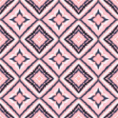 Seamless Ikat ethnic traditional Textile pattern geometric abstract folklore ornament Tribal ethnic illustration background design for print, clothing, scarf