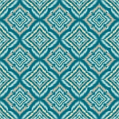 Seamless Ikat ethnic traditional Textile pattern geometric abstract folklore ornament Tribal ethnic illustration background design for print, clothing, scarf