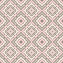 Seamless Ikat ethnic traditional Textile pattern geometric abstract folklore ornament Tribal ethnic illustration background design for print, clothing, scarf