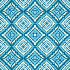 Seamless Ikat ethnic traditional Textile pattern geometric abstract folklore ornament Tribal ethnic illustration background design for print, clothing, scarf
