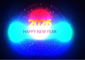 abstract background with glowing lights