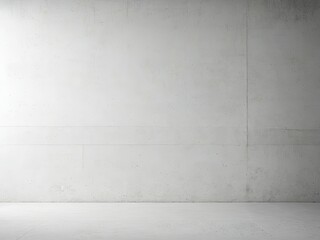 Fototapeta premium Empty, minimalist gray concrete wall and floor, with soft lighting