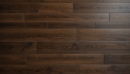 Dark brown hardwood floor texture, detailed wood grain pattern, horizontal planks