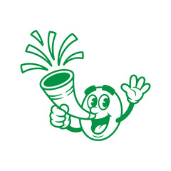 Party Horn Cartoon