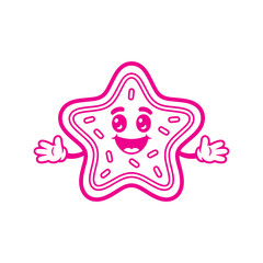Star Cookie Cartoon