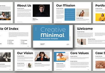 Creative Minimal Presentation Template Design