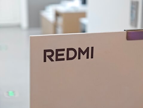 Shanghai,China-Sep.21st 2025: Redmi brand logo