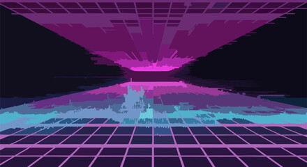 Sustainable Urban Cityscape Vector Illustration with Green Energy and Wind Turbines