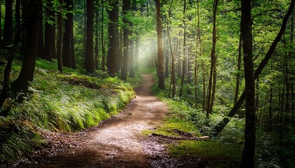 Obraz premium Path In The Woods