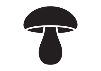 Mushroom icon, Mushroom solid vector design