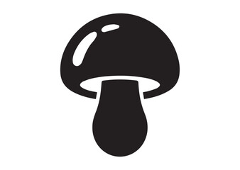 Mushroom icon, Mushroom solid vector design