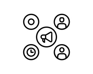 social media contact icons set, All  icon set, icon  in line stile outline Vector Free SVG Download