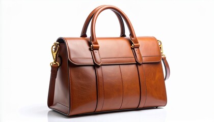 Timeless elegance meets modern functionality in this exquisite polished leather briefcase, perfect for professionals seeking sophisticated style and durable quality for daily commutes.