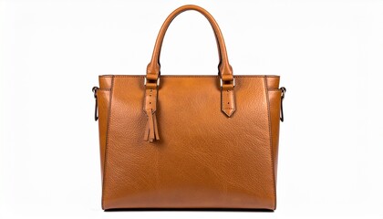 Elegant tan leather handbag showcasing sophisticated design and premium craftsmanship, perfect for stylish professionals seeking luxury accessories.