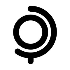 Geography Outline Icon