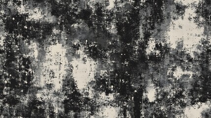 Abstract black and white textured grunge background.