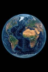 Our Beautiful Planet Earth Glowing at Night From Space