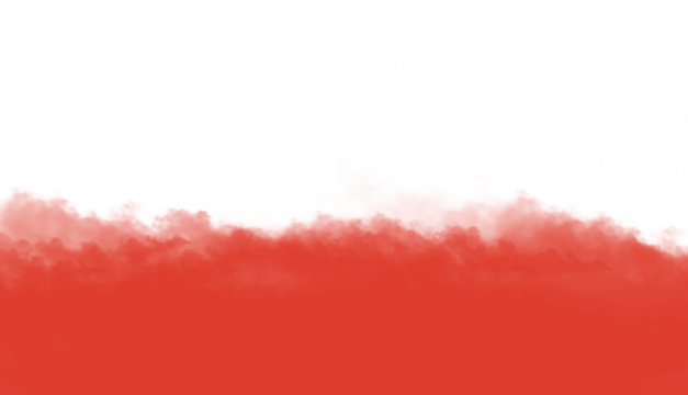 Abstract red watercolor background isolated on transparent background with space for text - Powered by Adobe