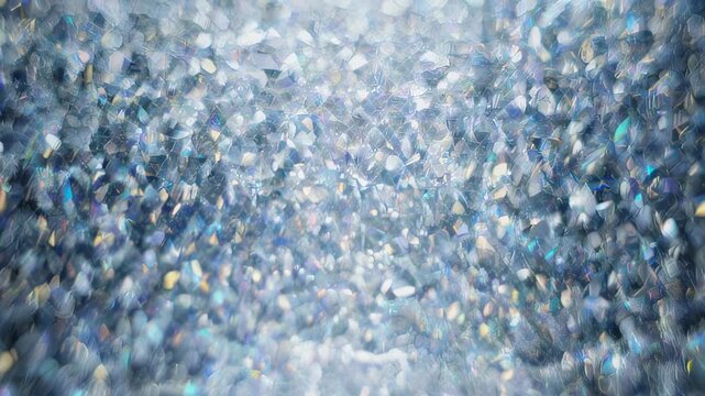 An abstract, ethereal image of iridescent and sparkling shards of light, creating a captivating visual texture