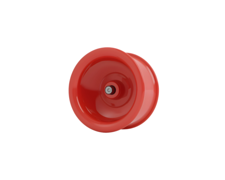 Captivating Red Yo-Yo Showcase, A Nostalgic Childhood Game with Sleek Design and Motion