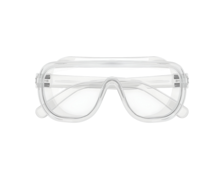 Clear Safety Goggles Offer Protection in Various Industrial and Laboratory Environments