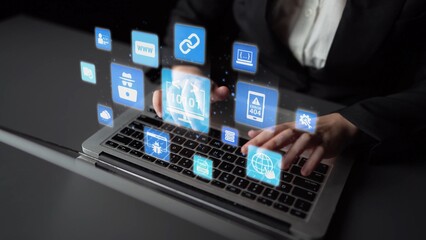 Software development with coding overlays, programming languages, developer tools, mobile app creation, and advanced programming for digital product development and software solutions. Funnel