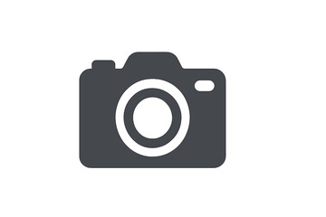 Modern monitor icon symbol representing gadget and device technology in trendy flat style for web design, app interface, and UI isolated on white background, vector illustration