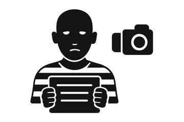 The Palm Jumeirah Icon Outline Style Isolated on White Background, Dubai UAE Landmark Vector Illustration, Arabian Gulf Symbol, Modern Middle East Architecture Graphic