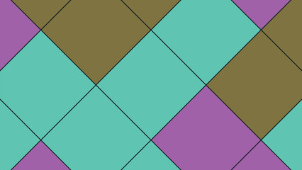 Abstract Geometric Background with Diamonds and Colorful Pattern Design Element