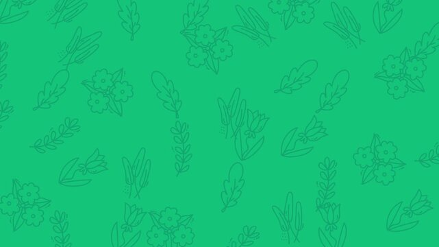 Floral pattern Suitable for use in ecofriendly designs, naturethemed projects, spring promotions, or botanicalthemed websites. Adds a fresh and natural touch.