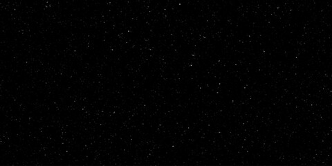 Twinkling lights on black background. Starry nights background. Distressed uneven noise texture overlay. Glowing small particles or snowfall.