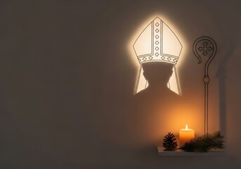 Celebraci&oacute;n del D&iacute;a de San Nicol&aacute;s con luces y decoraciones en un ambiente c&aacute;lido y acogedor