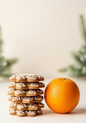Celebraci&oacute;n del d&iacute;a de San Nicol&aacute;s con galletas y naranja en un ambiente festivo